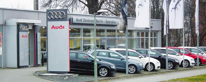 1999 - Umbau des Standorts Spandau zum Audi-Zentrum